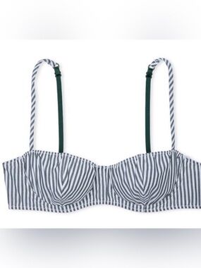 NWT PINK Victoria's Secret Green Striped Balconette Bra